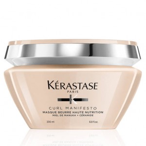 Kerastase Masque Beurre Haute Nutrition Itin sodri maitinamoji garbanotų ir labai garbanotų plaukų kaukė 200ml