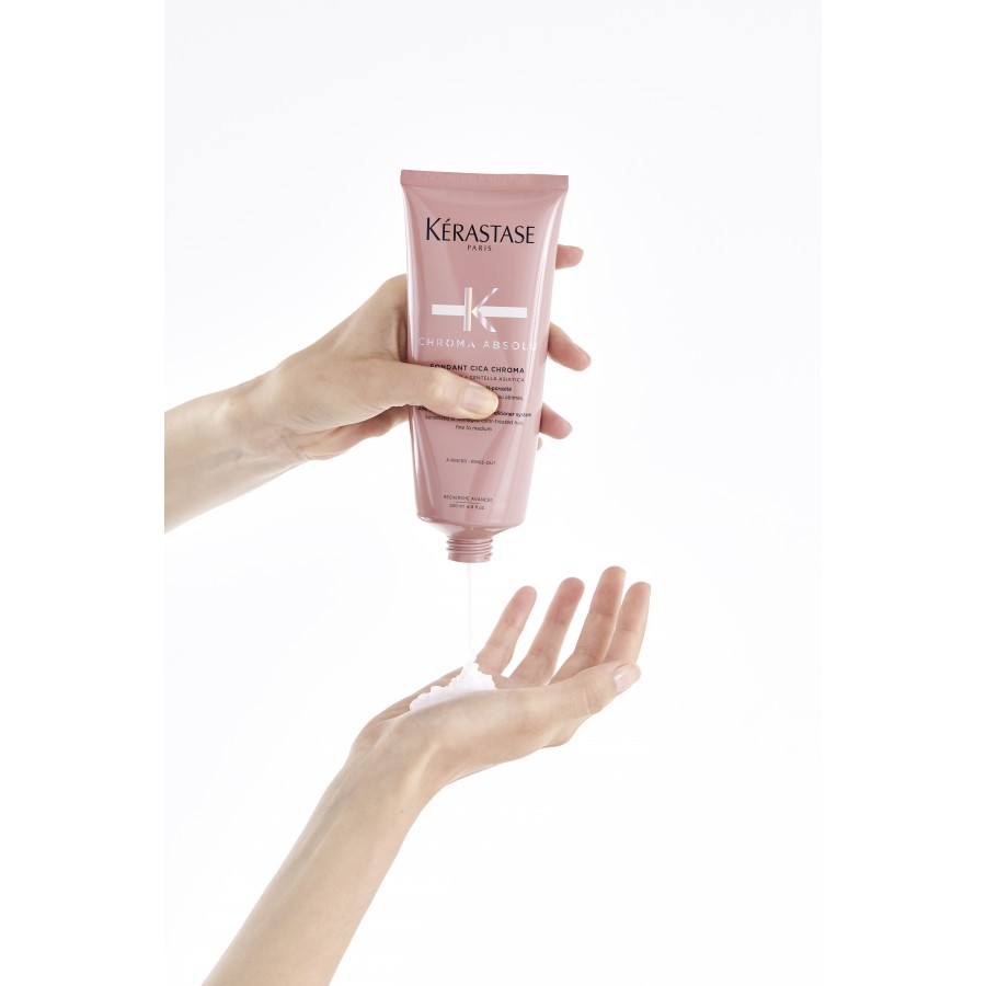 Kerastase Fondant Cica Chroma Plaukus stiprinantis ir nuo porėtumo apsaugantis kondicionierius 200ml