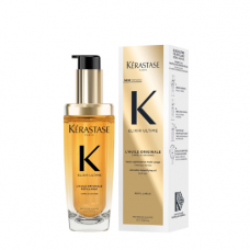Kérastase Elixir Ultime Hair Oil L'Huile Originale Refillable Capsule, For All Hair Types with Argan Oil & Heat Protection 75ml